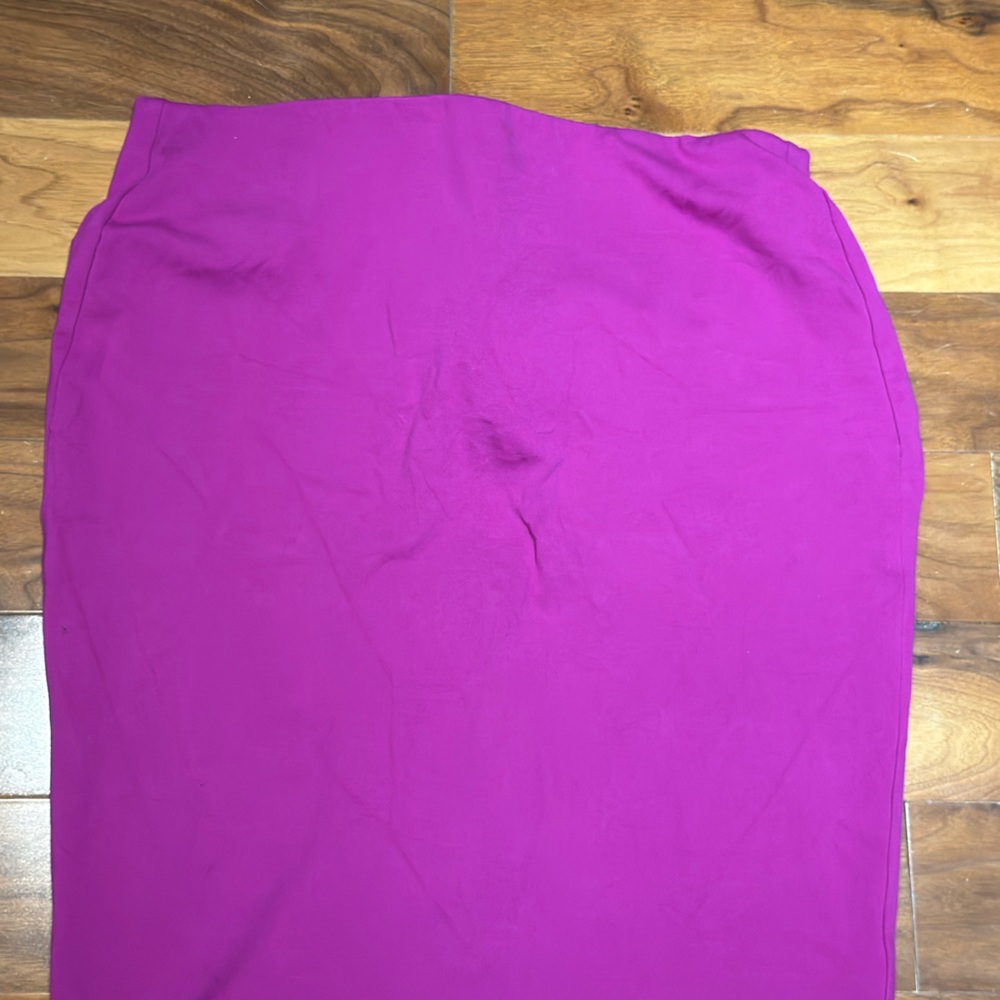 Lane Bryant Bright Fuchsia Pencil Skirt